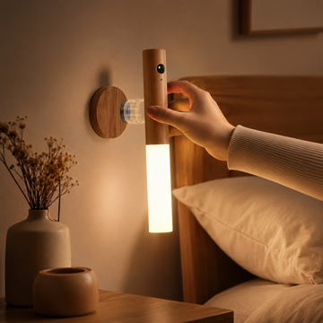 Luminária Bastão Portátil com Sensor de Movimento