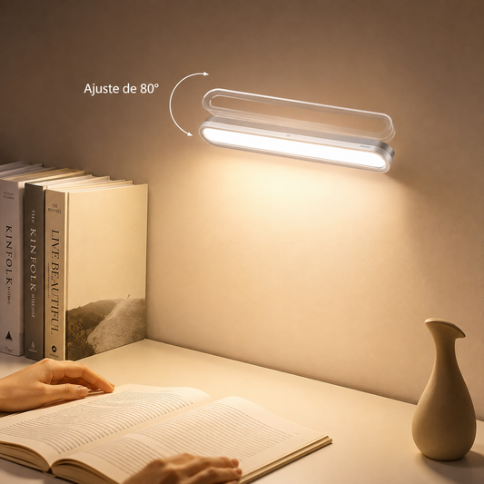 Luminária Magnética Recarregável Lumiê 30 cm – 3 Tons de Luz